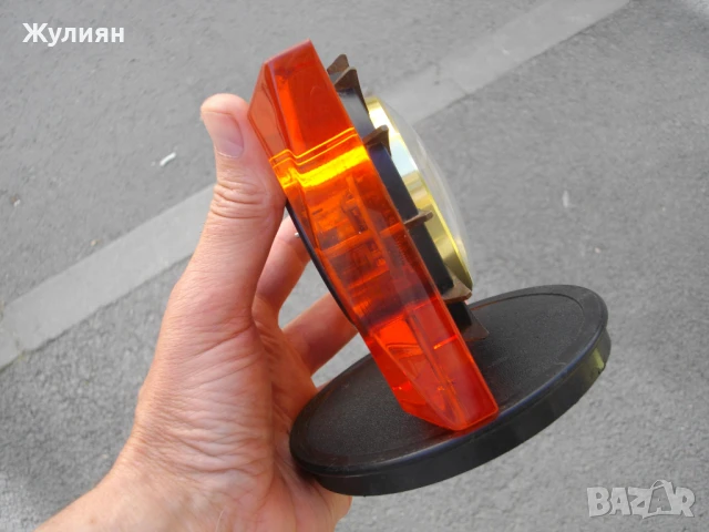  КОЛЕКЦИОНЕРСКИ НАСТОЛЕН СЕДМИЧЕН ЧАСОВНИК МЪЛНИЯ МОЛНИЯ 65г, снимка 7 - Антикварни и старинни предмети - 50585729