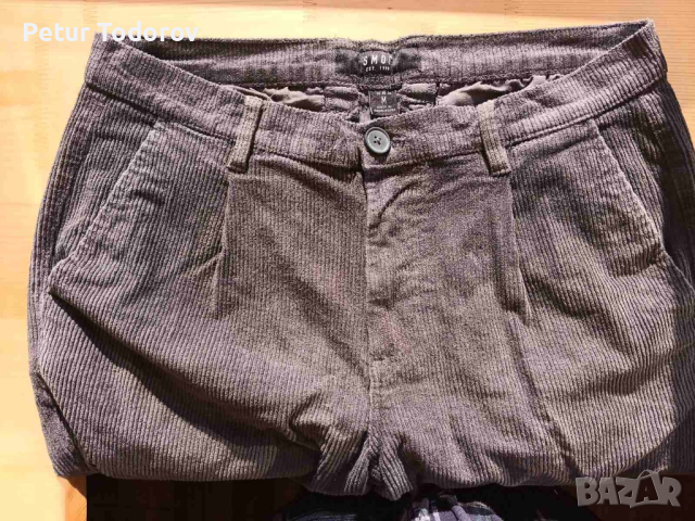 Сиви мъжки кадифени панталони | SMOG