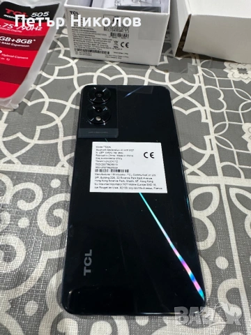 TCL 505 128GB Space Gray / СИВ (телефон/смартфон/гсм), снимка 4 - Други - 53178266