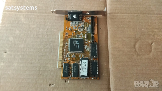 Видео карта S3 Trio 64V+ VTC 0397EPO 2MB PCI, снимка 6 - Видеокарти - 48093026