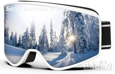 Нови Професионални ски очила антифог UV защита съвместими с каска