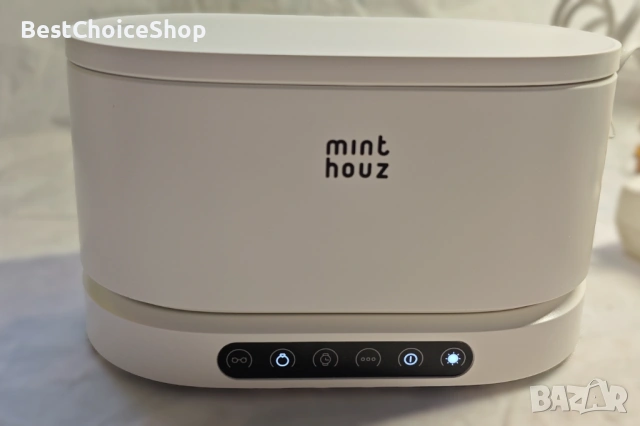 Ултразвукова почистваща вана с 5 режима, 48kHz, а почистване на бижута, часовници, очила, протези, снимка 5 - Друга електроника - 53658002