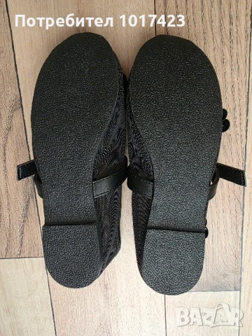 Детски обувки тип пантофки с цветя, снимка 4 - Детски обувки - 50698575