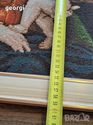 гоблен Богородица с Младенеца , снимка 6 - Гоблени - 50057738