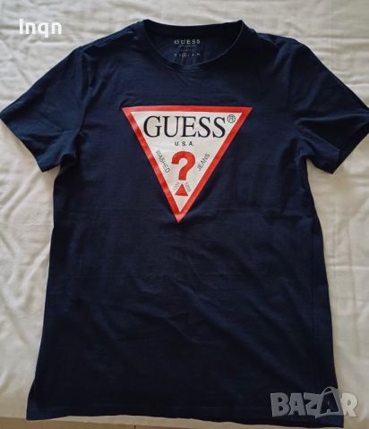 Мъжка тениска Guess, снимка 1 - Тениски - 46308640