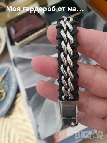 Браслет Azaza London кожа и стомана. от 80€, снимка 3 - Гривни - 54287848