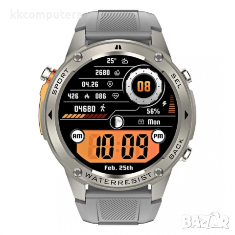 Xmart AM2410G Смарт часовник- 1.43" AMOLED, GPS, пулс, SpO2, сън, Bluetooth обаждания, 170 режима, с