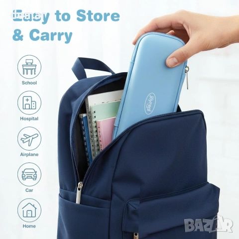 Комплект за орална моторна стимулация Joyreal, 7 сменяеми текстурирани глави, 4 режима на вибрация, снимка 5 - Други - 53900904