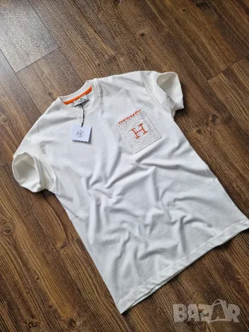 страхотна мъжка тениска HERMES размер S M L XL 2XL , снимка 2 - Тениски - 49449609