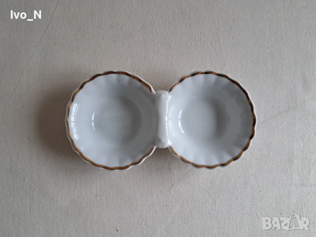 Българска порцеланова солница., снимка 3 - Други - 53682744