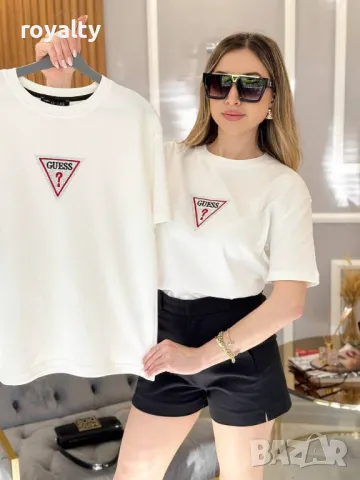 Памучни дамски тениски Guess , снимка 3 - Тениски - 50411614