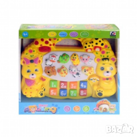 Образователно музикално пиано с животни – Интерактивна играчка за деца, снимка 5 - Образователни игри - 52060198