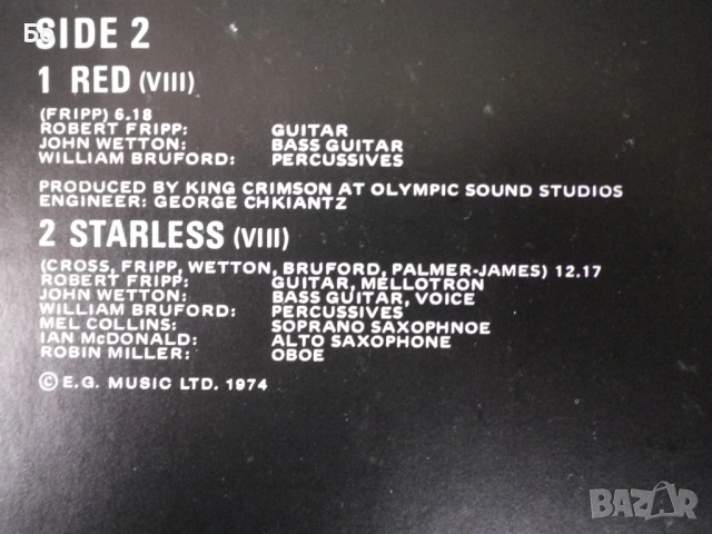 грамофонни плочи King Crimson, снимка 5 - Грамофонни плочи - 54019035