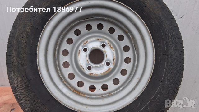 Гума с джанта за ремърке, снимка 8 - Гуми и джанти - 52662442