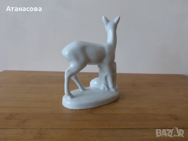 Порцеланова фигура Сърнички ИЗИДА 1960 г Сърна Сърни, снимка 5 - Декорация за дома - 50772750