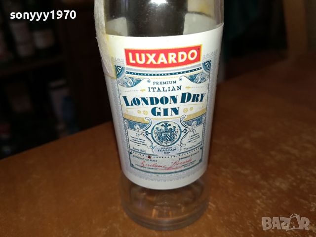 LONDON DRY GIN-МАЛКО ШИШЕНЦЕ ОТ ДЖИН ЗА КОЛЕКЦИЯ 1204241613, снимка 2 - Колекции - 45238672