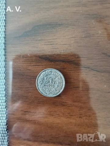 1/2 франка 1970