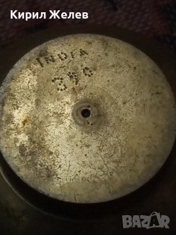 Стара бронзова вазичка 54298, снимка 5 - Антикварни и старинни предмети - 53638255