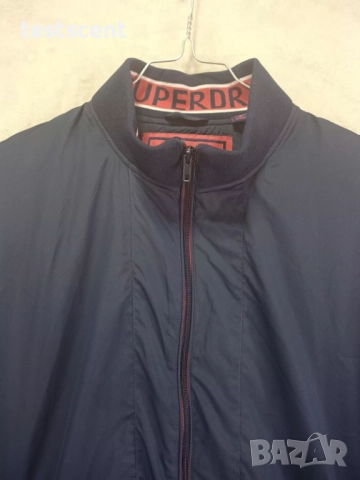 Мъжко яке SUPERDRY Mens Jacket – Navy Blue – 2XL – Lightweight / Soft Shell, снимка 5 - Якета - 52968776
