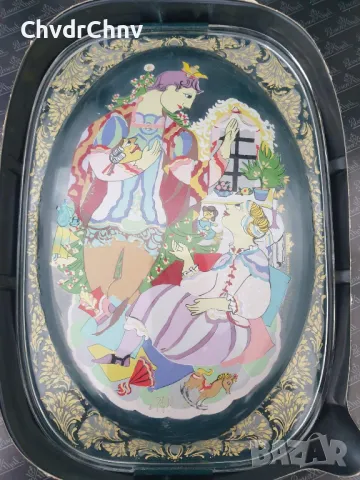 4бр Rosenthal Studio-Line Nutcracker/Розентал Бавария немска колекционерска стъклена картина-пано, снимка 6 - Картини - 48043741