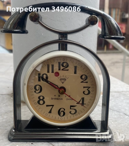 Стар и рядък механичен будилник Шанхайски диамант, снимка 12 - Други ценни предмети - 53249182