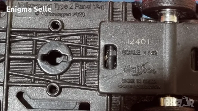  Метален колекционерски Volkswagen T2 Panel Van Maisto , снимка 6 - Колекции - 49945543