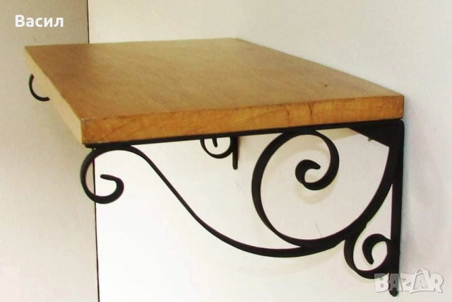Конзоли , рафтодържачи стойки и ъгли за рафтове и етажерки от ковано желязо