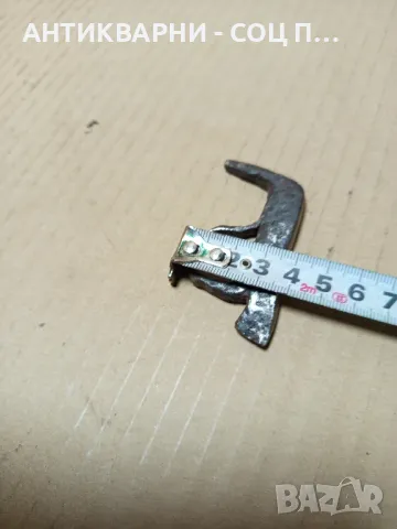 Соц Стар Ръчно Кован Чакмак За Палене На Огън., снимка 9 - Антикварни и старинни предмети - 49945902