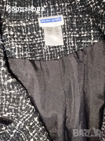 Дълго сако от букле , снимка 2 - Сака - 52816456