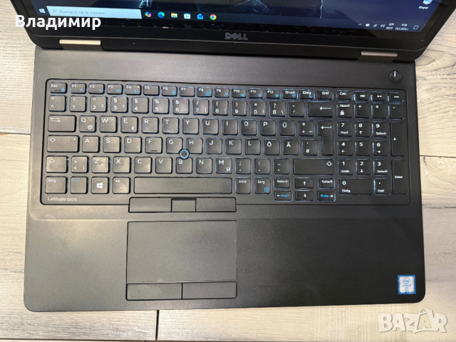 Dell Latitude E5570-i5 6300u/8гб/256гб м.2/подсветка/touchscreen, снимка 4 - Лаптопи за работа - 53897726