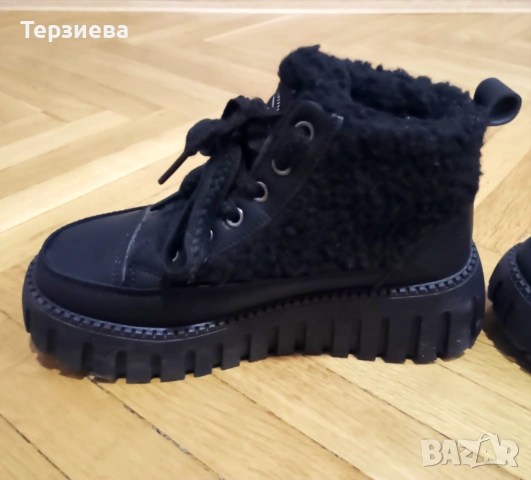 Пухкав кец, снимка 3 - Дамски боти - 53650878