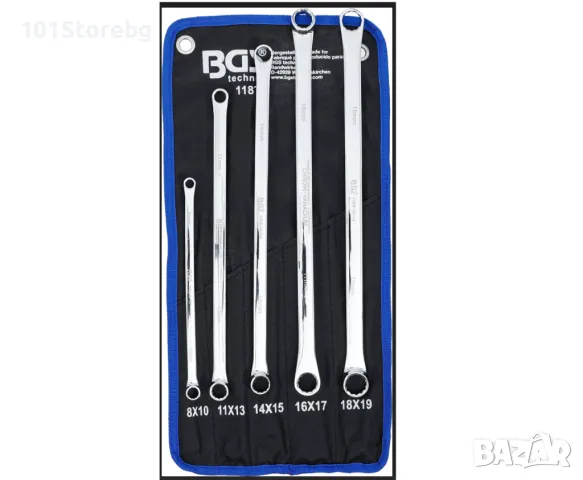 Комплект дълги ключове звезди 8-19мм; BGS TECHNIC, 1187, снимка 2 - Аксесоари и консумативи - 49537838