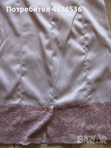 Дамска Рокля сатен с дантела, снимка 7 - Рокли - 53438008