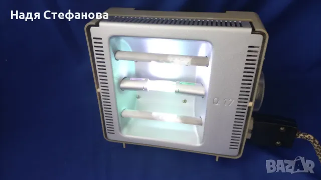 Кварцова лампа ГДР  DDR THELTA-SONNE   IR + UV , снимка 9 - Други - 47179806