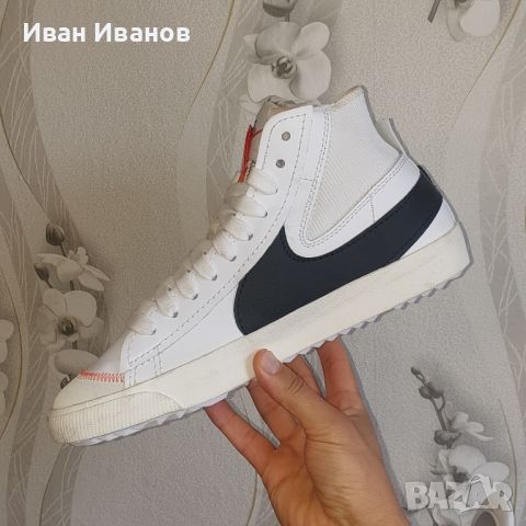 Оригинални маратонки  NIKE BLAZER MID '77 JUMBO  номер 48-48,5, снимка 12 - Маратонки - 41102804