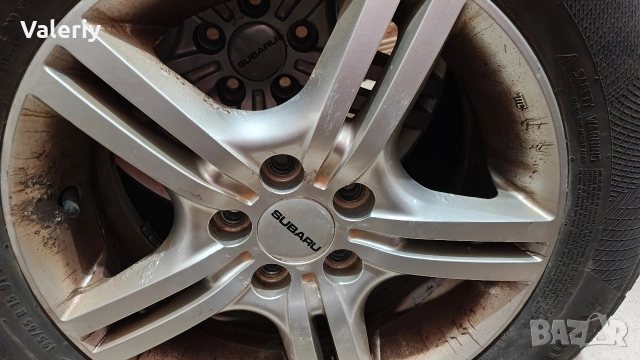 Зимни джанти с гуми 4 бр Subaru 5/100/15, снимка 6 - Гуми и джанти - 52804968