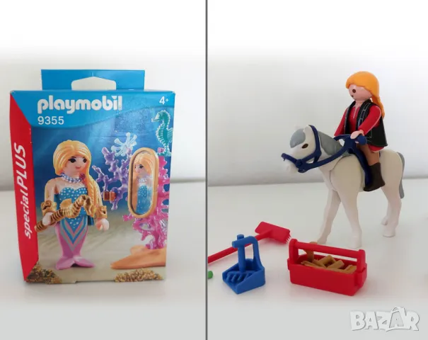 Playmobil русалка и кон с ездач, снимка 1 - Други - 43422001