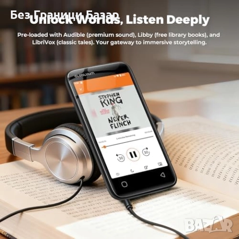 Нов Bluetooth MP3 плейър 160GB HiFi аудио WiFi Android система за музика, снимка 4 - MP3 и MP4 плеъри - 52698886