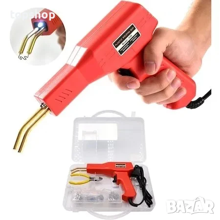 Пистолет за лепене и ремонт на пластмаса 203 части, запояване на пластмаса, снимка 3 - Гедорета - 50511274