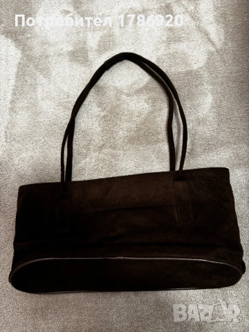 Елегантна чанта тип Prada - велур, снимка 6 - Чанти - 24945227