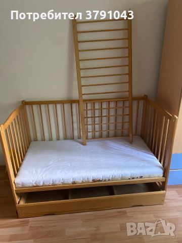 Детско легло с чекмедже Икеа, снимка 1 - Бебешки легла и матраци - 46078904
