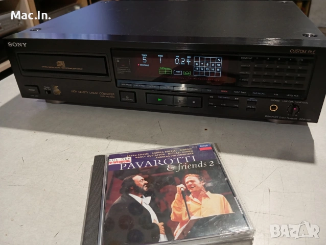 ВЪРХОВ Модел CD ПЛЕЙЪР SONY CDP-990 , снимка 9 - Аудиосистеми - 54083866
