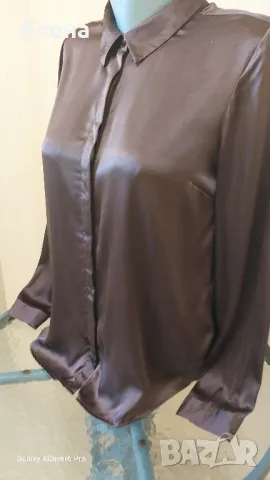 Блуза Blu. 92% коприна. размер M., снимка 4 - Блузи с дълъг ръкав и пуловери - 50337045