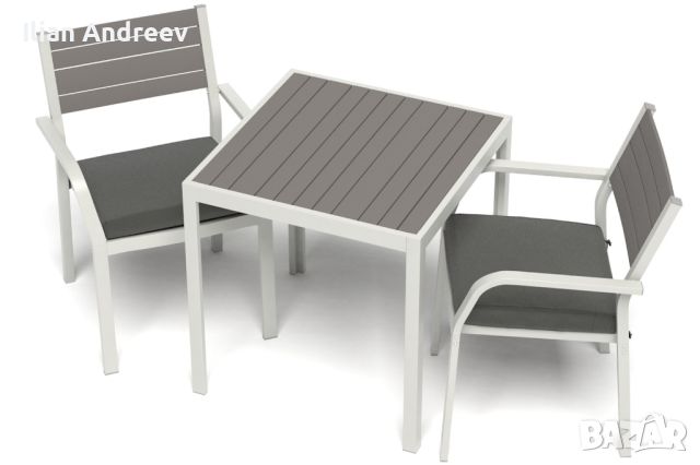 Градинска Маса от ИКЕА + два стола - изключително здрава!, снимка 1 - Маси - 45751416