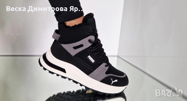 Дамски обувки с топла дебела вата , снимка 2 - Дамски боти - 52115256