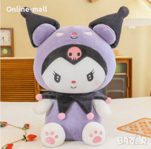 Плюшена играчка Hello Kitty Kuromi Куроми, 50см, снимка 1 - Плюшени играчки - 46787598