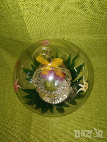 Великденска   стъклена топка/ глобус , снимка 3 - Други - 45071409