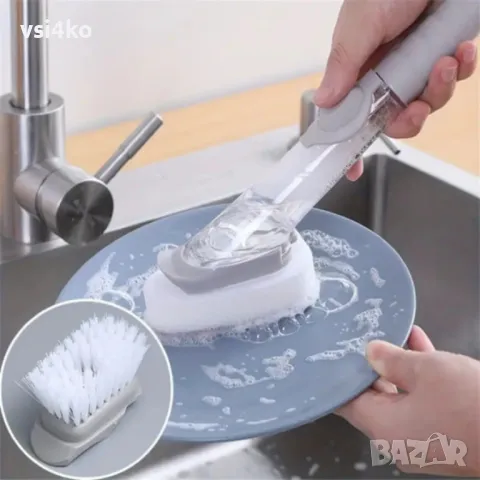 Четка за миене с резервоар + 2 резервни приставки, снимка 5 - Други - 50240742