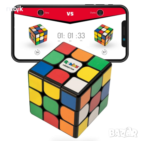 Оригинален смарт куб на Рубик 3x3x3 Rubik’s Connected Digital Cube, снимка 2 - Игри и пъзели - 44996887