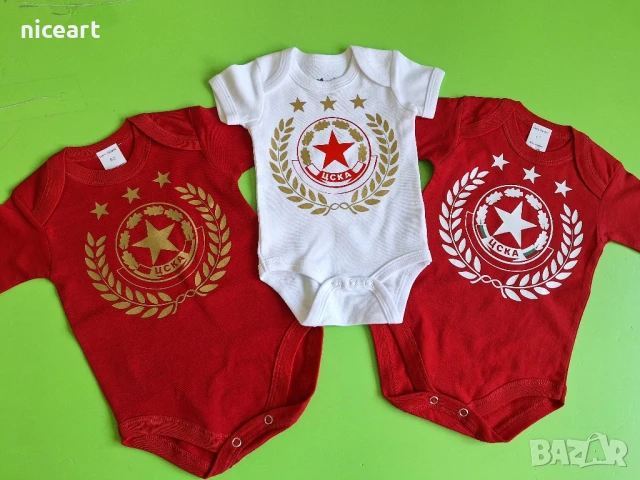 Боди на ЦСКА , снимка 7 - Бодита за бебе - 51296876